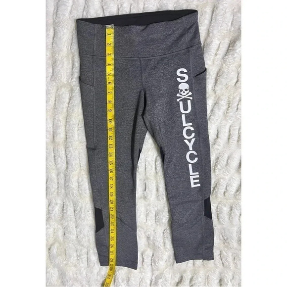 LULULEMON ATHLETICA Soulcycle Women’s Gray Leggings - Picture 14 of 15